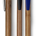 Pixuri cu corp din bambus cu agatatoare lata si accesorii colorate din plastic - 3993