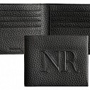 Portofele Nina Ricci, din piele neagra cu finisari de lux - Evocation RLW220