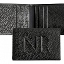 Portofele pentru carduri, Nina Ricci, din piele neagra - Evocation RLC220