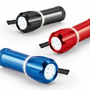 Lanterne promotionale metalice cu 9 LED-uri si inel reflectorizant - 94730