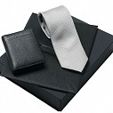 Portofele de lux Christian Lacroix cu cravate gri din matase - LPCT426