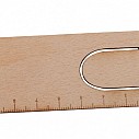 Semne promotionale de carte din lemn cu rigla de 11 cm - AP718058 Semne promotionale de carte din lemn cu rigla de 11 cm - AP718058