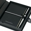 Seturi de carnetele de lux cu pixuri metalice Christian Lacroix - LPBN427