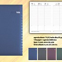Agende albastre 2021 15x21 cm cu interior datat saptamanal - 01245OBL