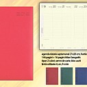 Agende rosii 2021 cu interior datat saptamanal 21x26 cm - 01477BRIR