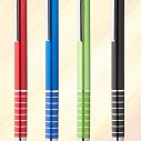 Pixuri promotionale colorate cu stylus pen si inele decorative - AP809388