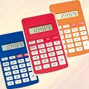 Calculatoare promotionale de birou cu carcasa colorata din plastic - AP731593
