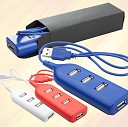 Hub-uri USB promotionale din plastic cu patru intrari - AP791401 Hub-uri USB promotionale din plastic cu patru intrari - AP791401