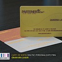 Carti de vizita din plastic - Carduri PVC colorate pentru personalizare prin gravura sau tampografie