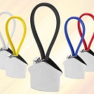 Brelocuri promotionale cu forma de casa cu snur colorat - AP741586 Brelocuri promotionale cu forma de casa cu snur colorat - AP741586