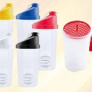 Shakere promotionale din plastic cu capace colorate - AP741561 Shakere promotionale din plastic cu capace colorate - AP741561