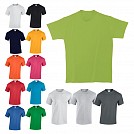 Tricouri promotionale colorate pentru adulti cu guler rotund - AP4135 Tricouri promotionale colorate pentru adulti cu guler rotund - AP4135