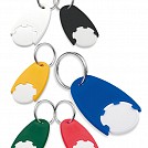 Brelocuri colorate cu moneda din plastic detasabila - 27730 Brelocuri colorate cu moneda din plastic detasabila - 27730