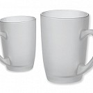 Cani promotionale din sticla sablata cu capacitate de 300ml - 04385 Cani promotionale din sticla sablata cu capacitate de 300ml - 04385