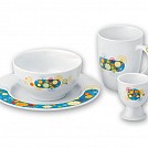 Seturi de accesorii promotionale din portelan pentru micul dejun - 04342 Seturi de accesorii promotionale din portelan pentru micul dejun - 04342
