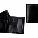 Portofele promotionale unisex din piele neagra naturala - 92614 Portofele promotionale unisex din piele neagra naturala - 92614