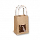 Pungi promotionale de cadou din carton cu fereastra din plastic - 95354 Pungi promotionale de cadou din carton cu fereastra din plastic - 95354