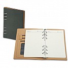 Caiete mecanice promotionale cu coperti A5 din imitatie de piele - 53384 Caiete mecanice promotionale cu coperti A5 din imitatie de piele - 53384