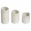 Seturi de trei candele promotionale cu LED - Dudley 3266 Seturi de trei candele promotionale cu LED - Dudley 3266
