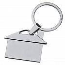 Brelocuri promotionale metalice cu forma de casa prezentat in cutie de cadou - 9046 Brelocuri promotionale metalice cu forma de casa prezentat in cutie de cadou - 9046