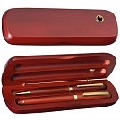 Seturi de pixuri promotionale si stilou din lemn cu design elegant - 4015 Seturi de pixuri promotionale si stilou din lemn cu design elegant - 4015