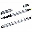 Pixuri promotionale din aluminiu cu marker galben - 0301 Pixuri promotionale din aluminiu cu marker galben - 0301
