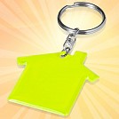 Brelocuri promotionale reflectorizante din PVC cu forma de casa - 11809800 Brelocuri promotionale reflectorizante din PVC cu forma de casa - 11809800