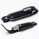 Stick-uri USB promotionale din metal si piele naturala - CM1017 Stick-uri USB promotionale din metal si piele naturala - CM1017
