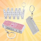 Brelocuri promotionale din plastic cu metru pliabil - AP892004 Brelocuri promotionale din plastic cu metru pliabil - AP892004