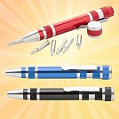 Surubelnite promotionale din aluminiu cu forma de pix - AP741204 Surubelnite promotionale din aluminiu cu forma de pix - AP741204