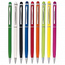 Pixuri promotionale din aluminiu cu touch pen asortat - 1101495 Pixuri promotionale din aluminiu cu touch pen asortat - 1101495