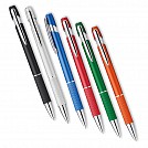 Pixuri metalice colorate, cu grip cu striatii si accesorii cromate - 13520 Pixuri metalice colorate, cu grip cu striatii si accesorii cromate - 13520