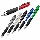 Pixuri promotionale colorate cu grip negru si agatatoare lata - Delora 12580 Pixuri promotionale colorate cu grip negru si agatatoare lata - Delora 12580