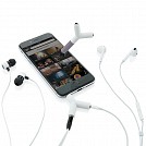 Splitere audio promotionale cu touch pen pentru telefon mobil - P301771 Splitere audio promotionale cu touch pen pentru telefon mobil - P301771