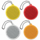 Brelocuri promotionale reflectorizante rotunde cu lantic pentru chei - MO9101 Brelocuri promotionale reflectorizante rotunde cu lantic pentru chei - MO9101