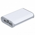 Powerbank-uri promotionale duble cu LED si capacitate de 6000 mAh - V3779 Powerbank-uri promotionale duble cu LED si capacitate de 6000 mAh - V3779