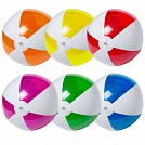 Mingii bicolore promotionale de plaja din PVC - AP781730 Mingii bicolore promotionale de plaja din PVC - AP781730