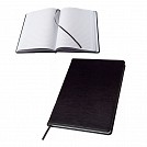 Carnetele promotionale A5 cu 100 pagini si coperti negre din imitatie de piele - V2332 Carnetele promotionale A5 cu 100 pagini si coperti negre din imitatie de piele - V2332