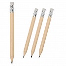 Creioane promotionale mici realizate din lemn cu radiera - V7699 Creioane promotionale mici realizate din lemn cu radiera - V7699