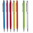 Pixuri promotionale colorate metalice, cu varf touch pen - V1637 Pixuri promotionale colorate metalice, cu varf touch pen - V1637