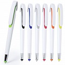 Pixuri promotionale din plastic cu design modern si varf touch pen colorat - V1820 Pixuri promotionale din plastic cu design modern si varf touch pen colorat - V1820
