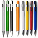 Pixuri promotionale cu corp din plastic colorat si agatatoare metalica - V1431 Pixuri promotionale cu corp din plastic colorat si agatatoare metalica - V1431