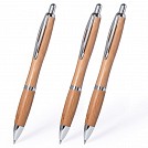 Pixuri promotionale din lemn de bambus cu agatatoare subtire eleganta - V1828 Pixuri promotionale din lemn de bambus cu agatatoare subtire eleganta - V1828