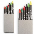 Seturi de 6 creioane colorate cerate - V6127 Seturi de 6 creioane colorate cerate - V6127