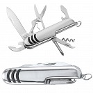 Briceaguri promotionale de buzunar metalice cu 7 accesorii pliabile - V4601 Briceaguri promotionale de buzunar metalice cu 7 accesorii pliabile - V4601