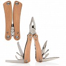 Patenti promotionali multifunctionali cu 13 accesorii si manere din lemn - V9755 Patenti promotionali multifunctionali cu 13 accesorii si manere din lemn - V9755