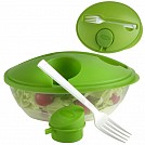Caserole promotionale din plastic cu furculita si recipient pentru sosuri - V8574 Caserole promotionale din plastic cu furculita si recipient pentru sosuri - V8574