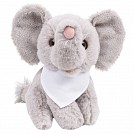 Jucarii promotionale din plus cu forma de elefant si bandana alba - HE746 Jucarii promotionale din plus cu forma de elefant si bandana alba - HE746