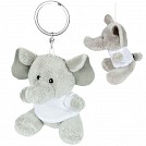 Brelocuri promotionale cu inel metalic si jucarie cu forma de elefant - HE733 Brelocuri promotionale cu inel metalic si jucarie cu forma de elefant - HE733