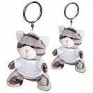 Brelocuri promotionale cu jucarie din plus cu forma de pisica - HE737 Brelocuri promotionale cu jucarie din plus cu forma de pisica - HE737